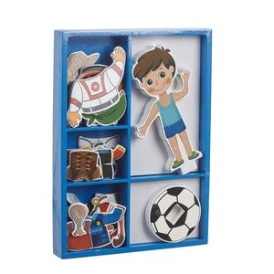 Boy magnetic dress up doll